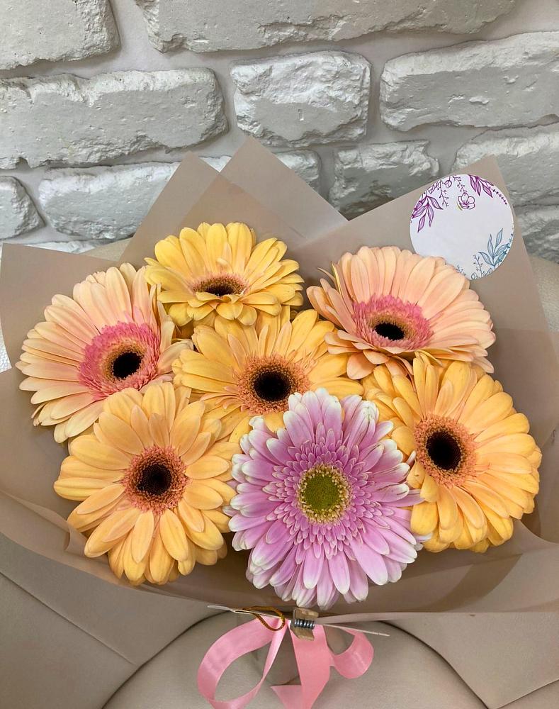 Букет цветов из: Герберы в Первомайском Ставропольского края