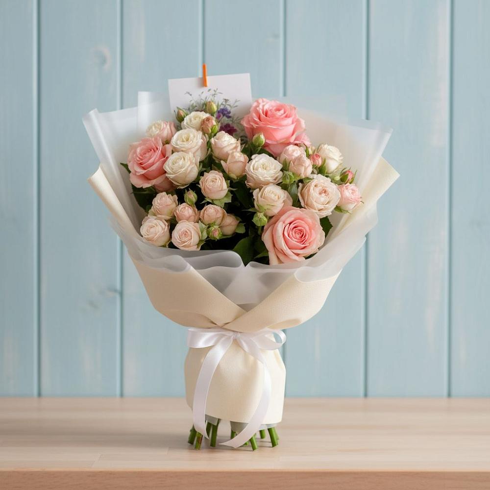 Букет цветов из: Розы в Первомайском Ставропольского края