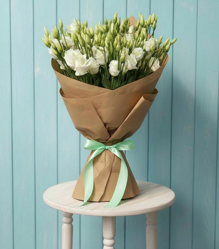 Букет цветов из: Лизиантусы в Первомайском Ставропольского края