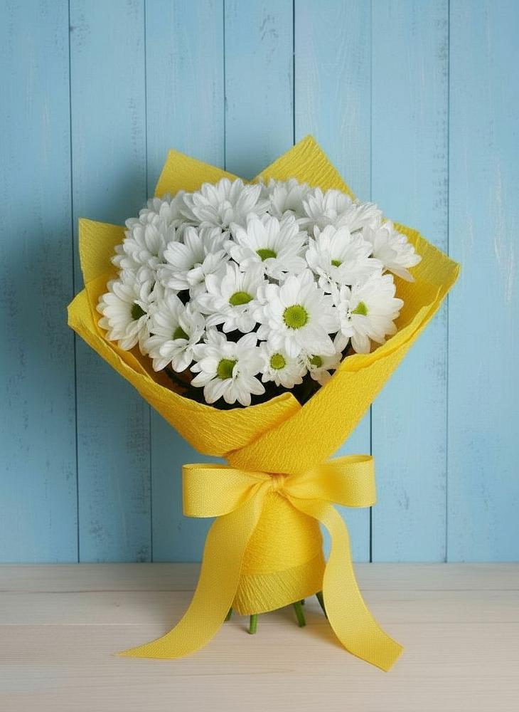 Букет цветов из: Хризантемы в Первомайском Ставропольского края