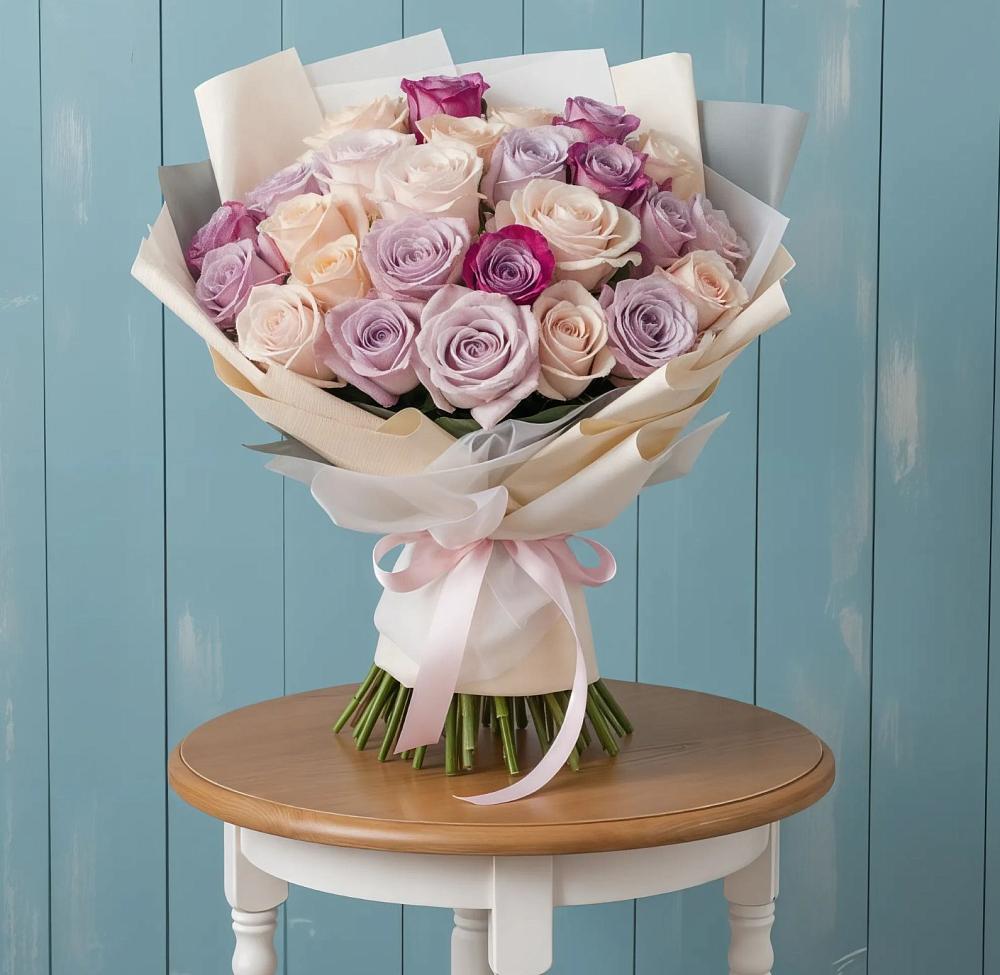 Букет цветов из: Розы в Первомайском Ставропольского края