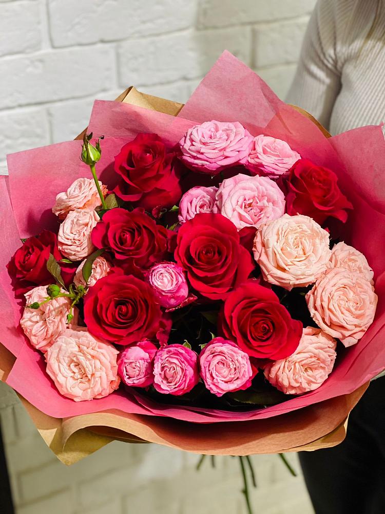 Букет цветов из: Розы в Первомайском Ставропольского края