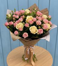 Букет цветов из:  Розы в Первомайском Ставропольского края
