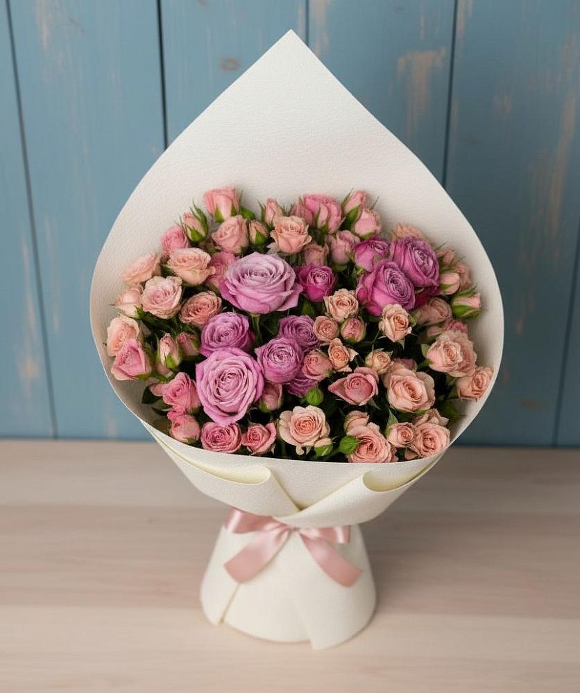 Букет цветов из: Розы в Первомайском Ставропольского края