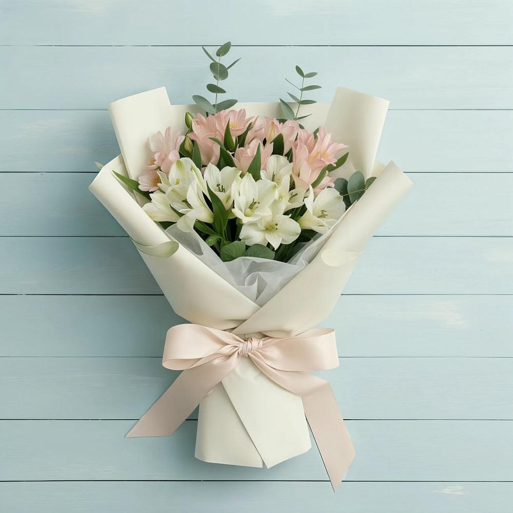 Букет цветов из: Альстромерии в Первомайском Ставропольского края