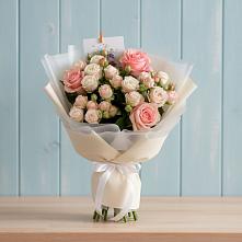 Букет цветов из:  Розы #REPLACE_PRED# Первомайском Ставропольского края
