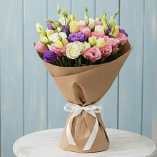 Букет цветов из:  Лизиантусы в Первомайском Ставропольского края